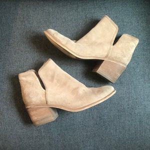 BP Tan Suede Booties